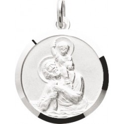 Pendentif argent Médaille...