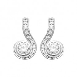 Boucles d'oreilles argent...