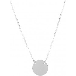 Collier argent JETON 12 MM...