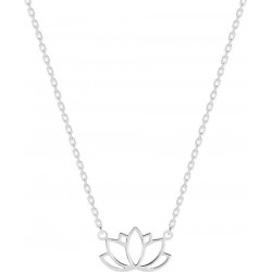 Collier argent Lotus